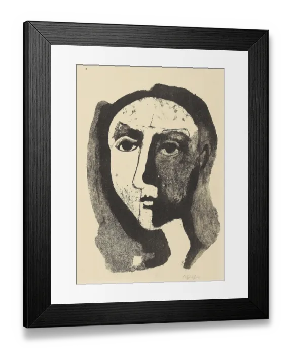 Framed Print : Karl Christian Ludwig Hofer, also Carl Hofer (born 11 October 1878)