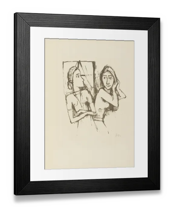 Framed Print : Karl Christian Ludwig Hofer, also Carl Hofer (born 11 October 1878)