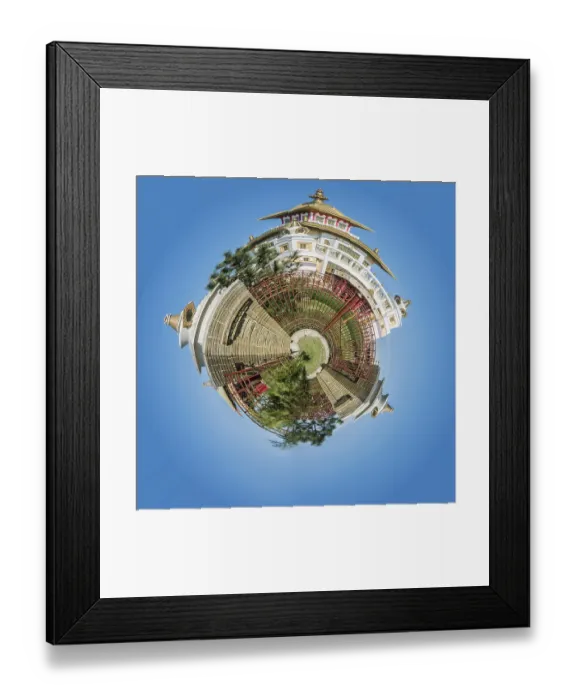 Framed Print : The Buddhist complex Framed Print : The Buddhist complex