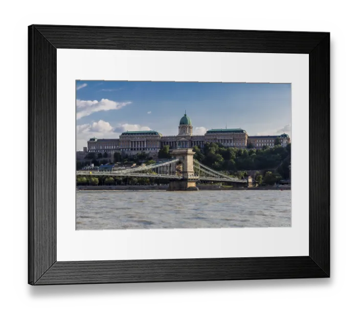 Framed Print : Buda Castle, St. Matthia and The Szechenyi Chain Bridge n Budapest Framed Print : Buda Castle, St. Matthia and The Szechenyi Chain Bridge n Budapest