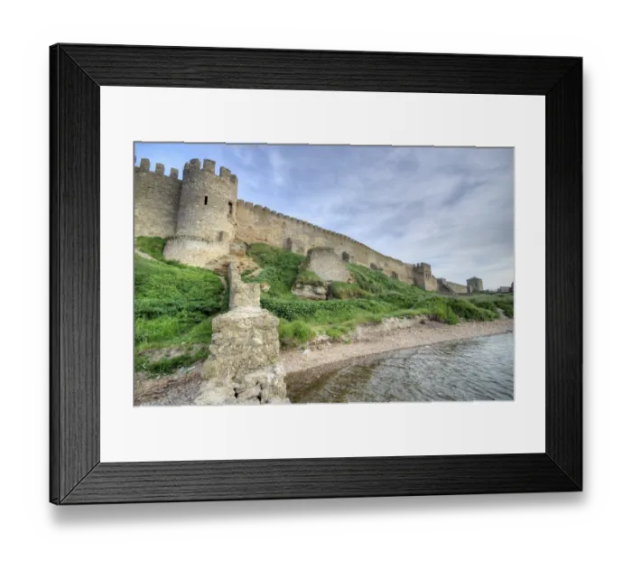 Framed Print : Citadel on the Dniester estuary