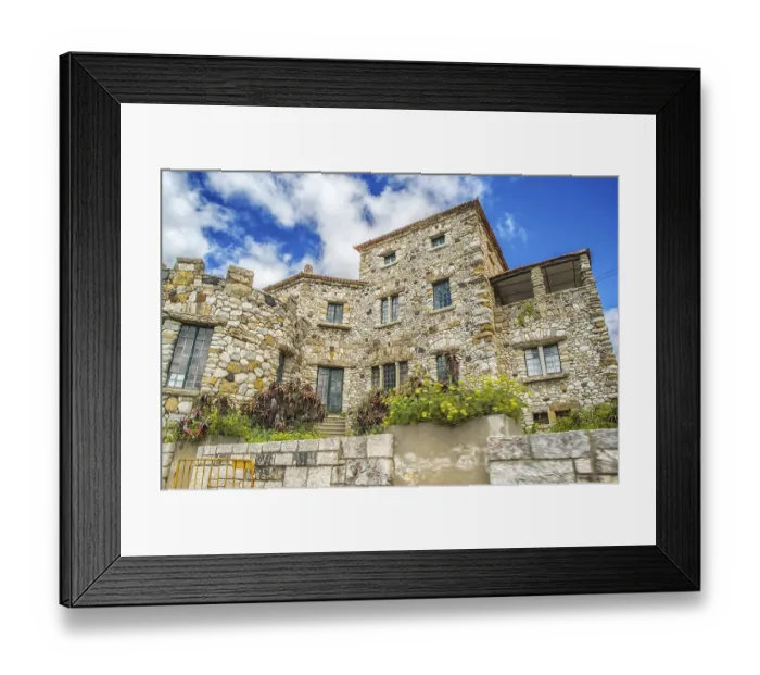 Framed Print : Romantic Lisbon street with the typical old buildings and new buildings Framed Print : Romantic Lisbon street with the typical old buildings and new buildings