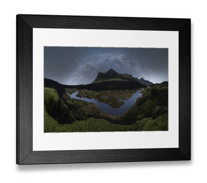 Framed Print : Experience the mesmerizing beauty of Iceland's night sky