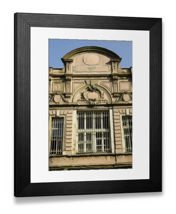 Framed Print : Istanbul, Turkey. August 19th 2013 Facade of the Old Port Building