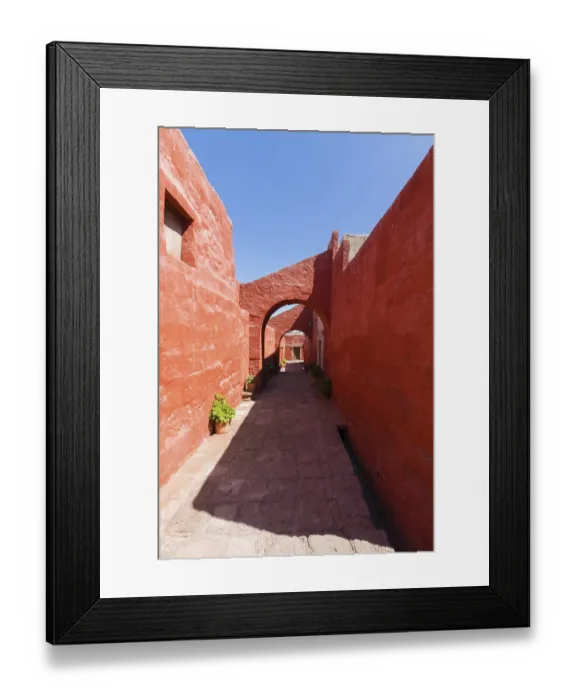 Framed Print : Arequipa Peru August 2018 Santa Catalina monastery