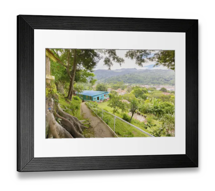 Framed Print : Boquete August 2017