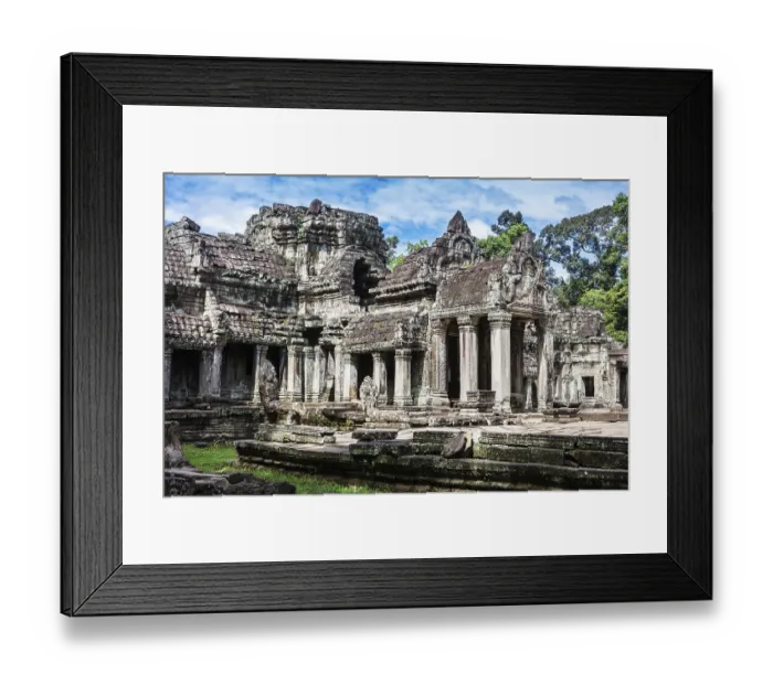 Framed Print : Entrance to ancient Preah Khan temple in Angkor Framed Print : Entrance to ancient Preah Khan temple in Angkor