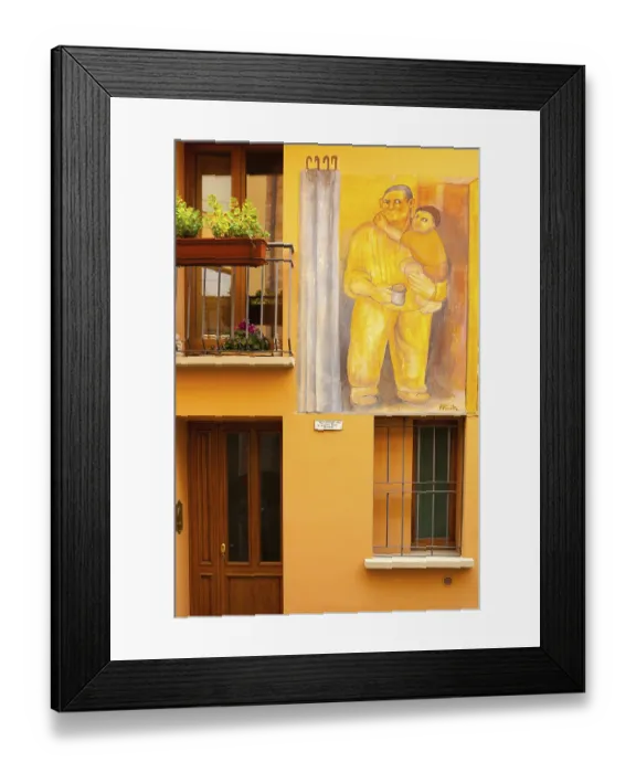 Framed Print : Dozza Italy May 25 2013 in the historic center of Dozza a small village in the province of Bologna you can admire Framed Print : Dozza Italy May 25 2013 in the historic center of Dozza a small village in the province of Bologna you can admire