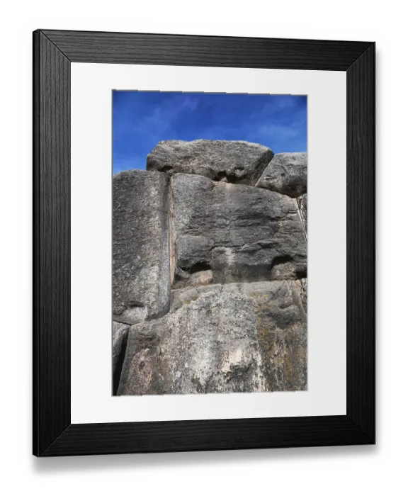 Framed Print : The ruins of walls of an old fortress Framed Print : The ruins of walls of an old fortress