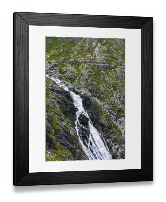 Framed Print : Norway troll road - mountain route of Trollstigen