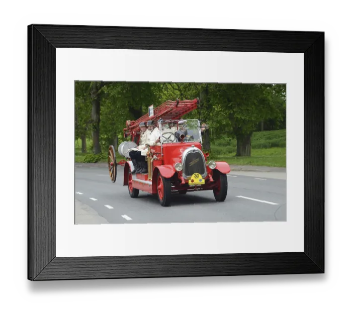 Framed Print : Tidaholm veteran fire truck built in 1926 at fire truck rally in Ystad Framed Print : Tidaholm veteran fire truck built in 1926 at fire truck rally in Ystad