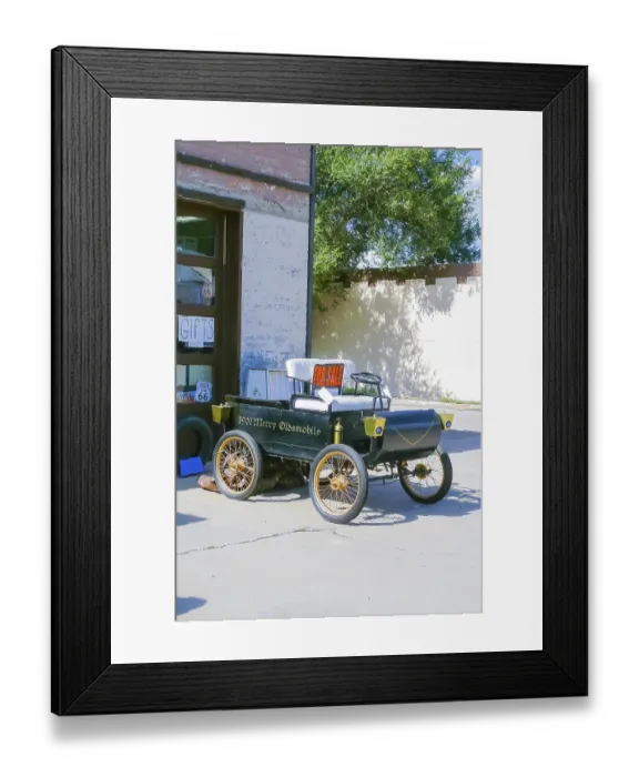 Framed Print : Williams August 2007 Along the route 66