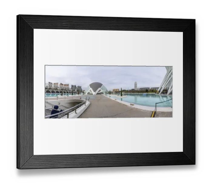 Framed Print : Visiting the panoramic exterior of the city of arts and sciences complex Framed Print : Visiting the panoramic exterior of the city of arts and sciences complex