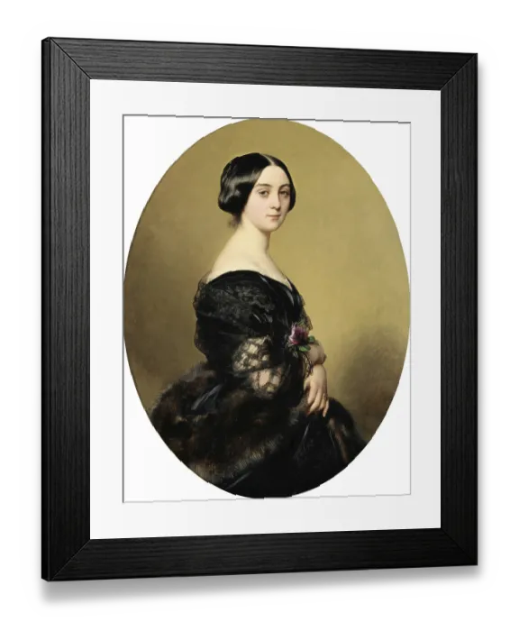 Framed Print : Franz Xaver Winterhalter (20 April 1805 - 8 July 1873) Framed Print : Franz Xaver Winterhalter (20 April 1805 - 8 July 1873)