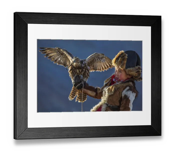 Framed Print : Bayan-Olgii, Mongolia