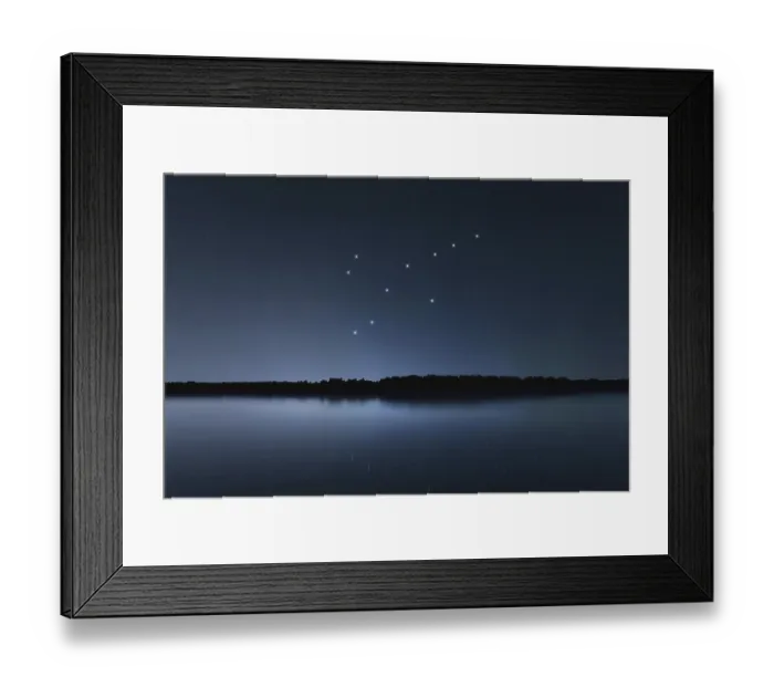Framed Print : Grus star constellation, Night sky Framed Print : Grus star constellation, Night sky