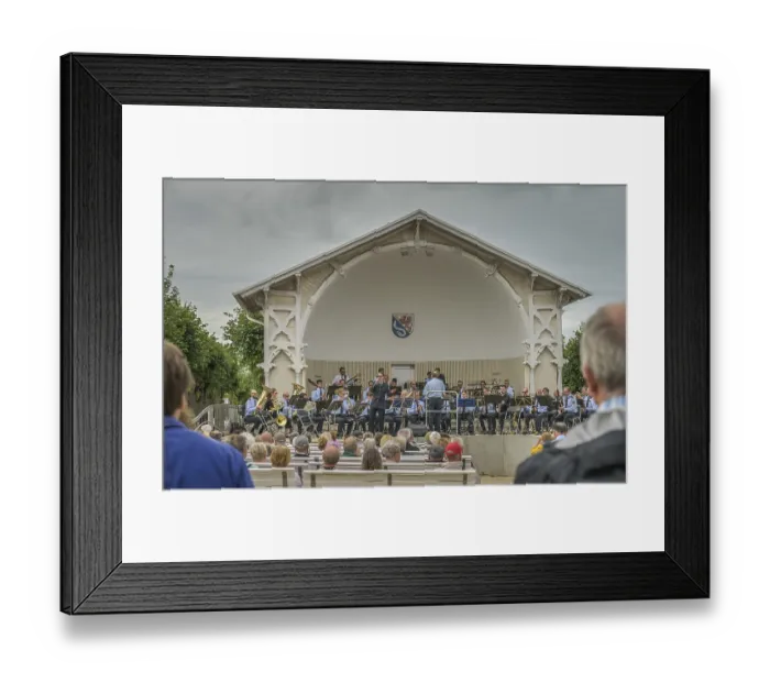 Framed Print : Federal Police Orchestra, concert