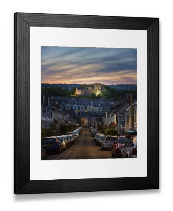 Framed Print : Oystermouth Castle, Wales, UK