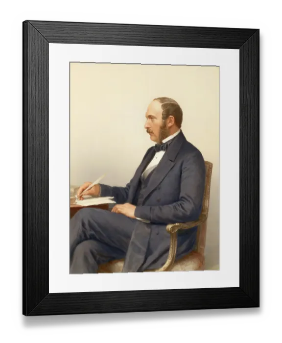Framed Print : Prince Franz Albrecht August Karl Emanuel of Saxe Coburg and Gotha