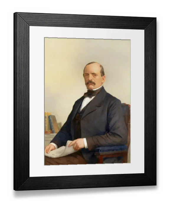 Framed Print : Otto Eduard Leopold von Bismarck-Schoenhausen