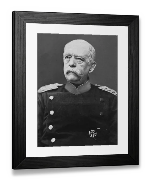 Framed Print : Otto von Bismark, Germany's first Reich Chancellor in uniform