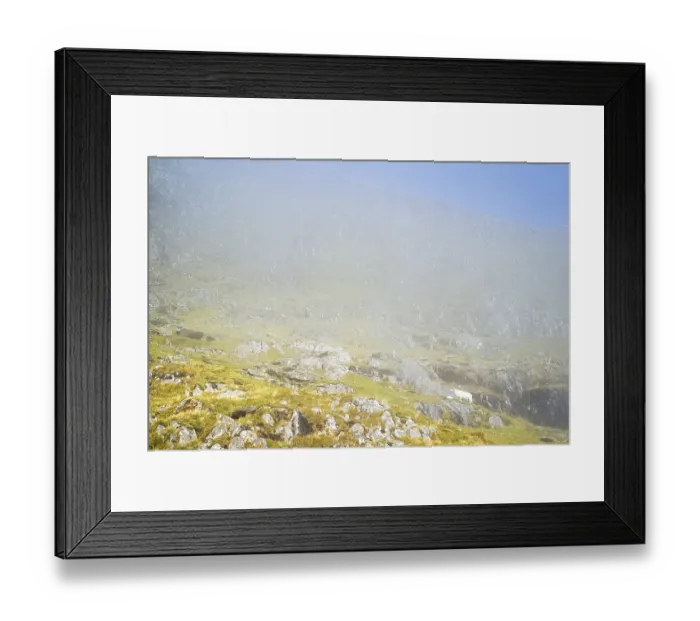 Framed Print : Pyg Track over Llyn Llydaw lake Framed Print : Pyg Track over Llyn Llydaw lake