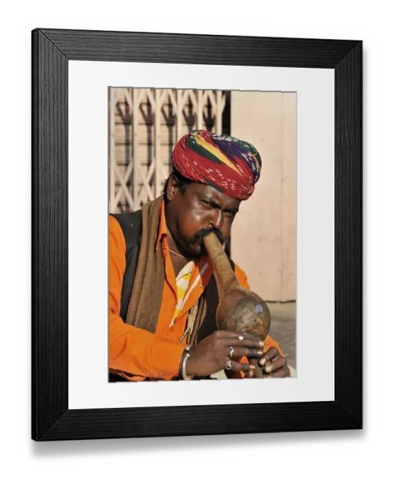 Framed Print : Snake charmer, Palace of Winds Framed Print : Snake charmer, Palace of Winds