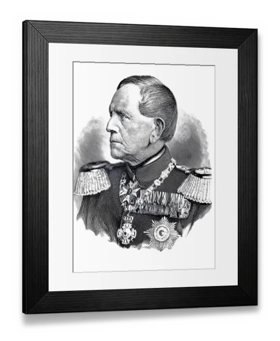 Framed Print : Helmuth Karl Bernhard von Moltke