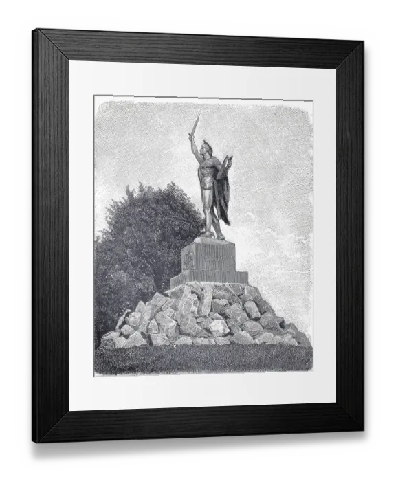 Framed Print : Chemnitz-Bellmann Memorial in Schleswig Framed Print : Chemnitz-Bellmann Memorial in Schleswig