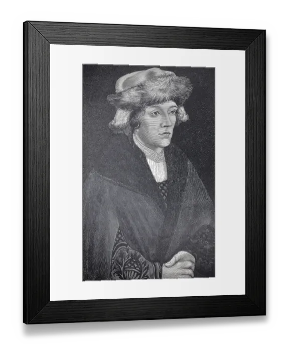 Framed Print : Picture shows Lutheran pastor Gerhart Volk