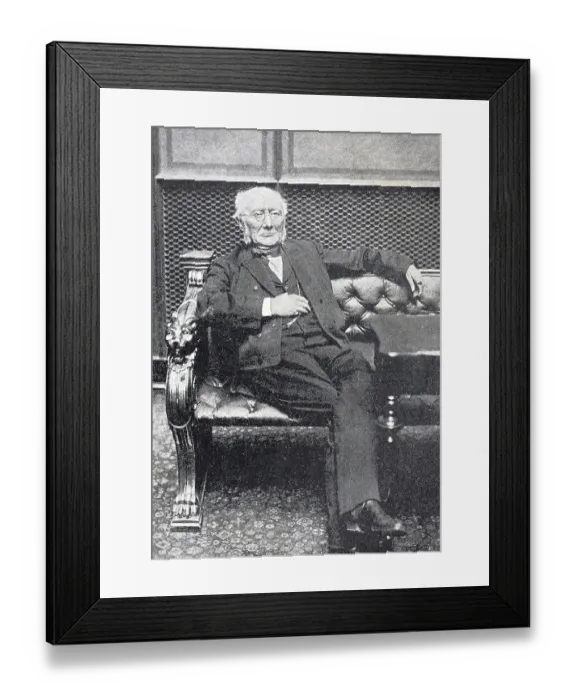 Framed Print : Ludwig Joseph Ferdinand Gustav Windthorst