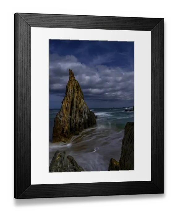 Framed Print : The iconic rock at Playa de Mexota