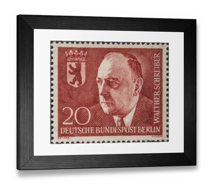 Framed Print : Walther Carl Rudolf Schreiber (1884-1958) was a German politician Framed Print : Walther Carl Rudolf Schreiber (1884-1958) was a German politician