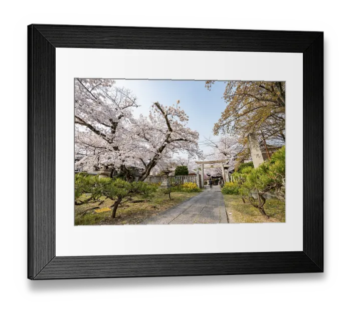 Framed Print : Entrance to Hoden-ji Temple