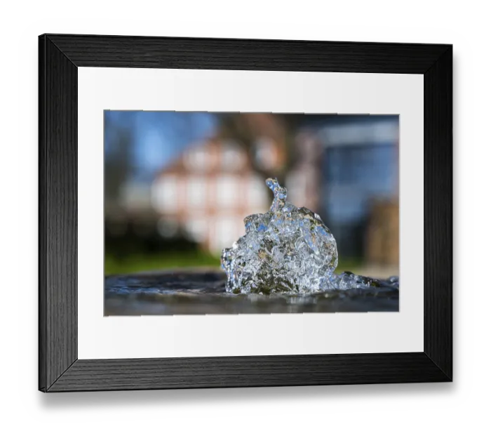 Framed Print : Sparkling water from a well, Stapelfeld Framed Print : Sparkling water from a well, Stapelfeld