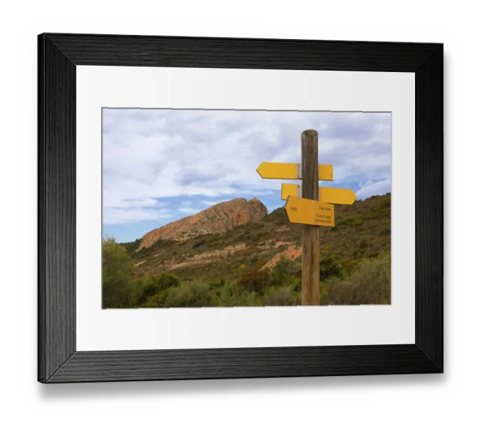 Framed Print : Guide to Capo Rosso, Corse-du-Sud Department