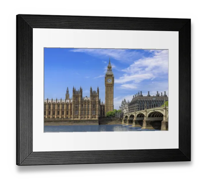 Framed Print : London, Tower of Big Ben on Parliament Square Framed Print : London, Tower of Big Ben on Parliament Square