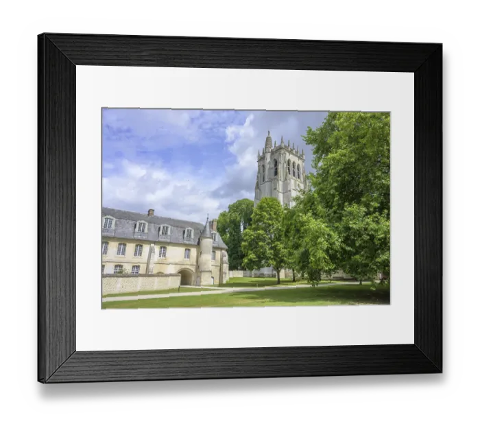 Framed Print : Tower of the Abbey of, Le Bec-Hellouin Framed Print : Tower of the Abbey of, Le Bec-Hellouin
