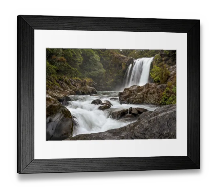 Framed Print : Tawhai Falls Waterfall (Gollum's Pool) Framed Print : Tawhai Falls Waterfall (Gollum's Pool)