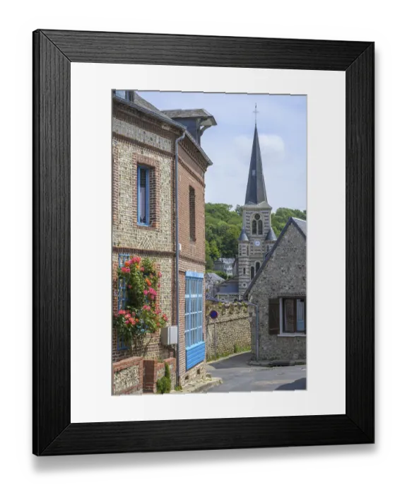 Framed Print : View of the Saint Martin church