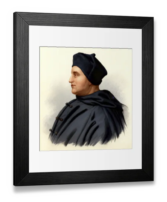 Framed Print : Thomas Wolsey or Woolsey, c. 1473-1530