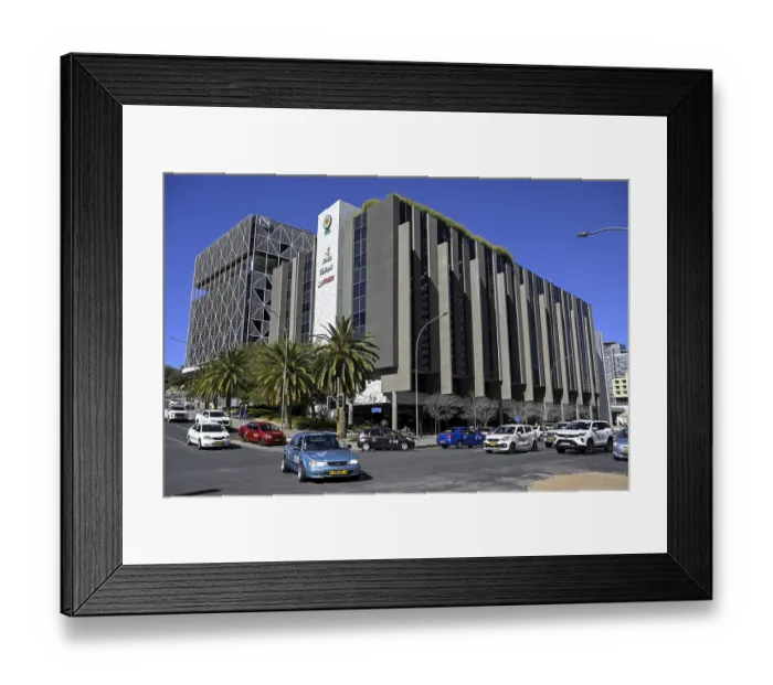 Framed Print : Street scene on the corner of Fidel Castro Street and Independence Avenue