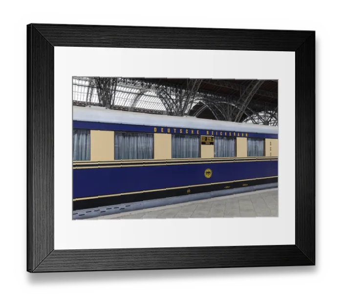 Framed Print : Riveted iron framework in the main railway station