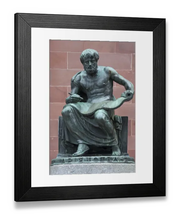 Framed Print : Sculpture of Homer outside the Albert Ludwig University of Freiburg