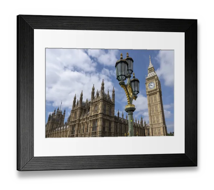 Framed Print : Houses of Parliament, Big Ben, Palace of Westminster
