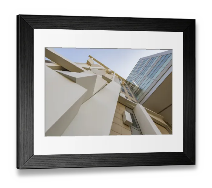 Framed Print : Facade, Modern Architecture, Budapest, Hungary Framed Print : Facade, Modern Architecture, Budapest, Hungary