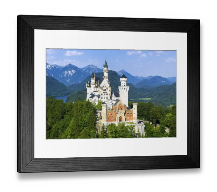 Framed Print : Neuschwanstein Castle in summer Framed Print : Neuschwanstein Castle in summer