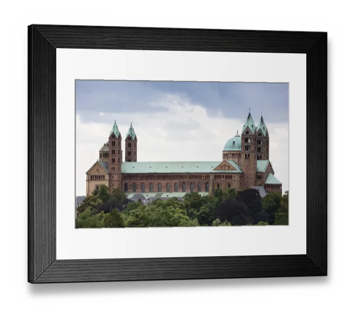 Framed Print : Cathedral St. Maria and St. Stephan Framed Print : Cathedral St. Maria and St. Stephan