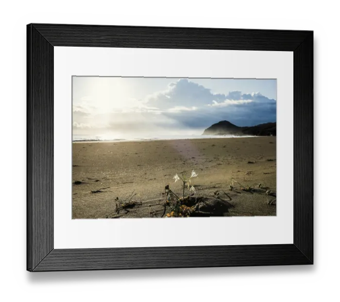Framed Print : Lonely beach, Spiaggia Feraxi, sunrise