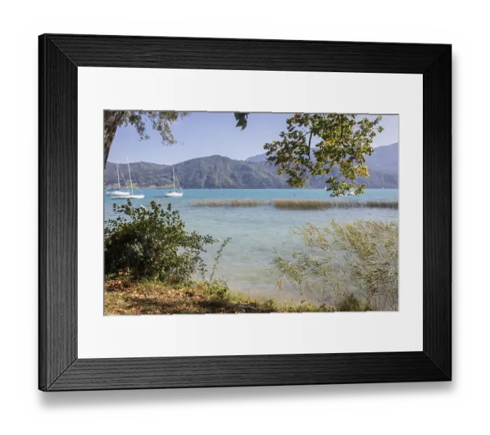 Framed Print : Attersee, Upper Austria, Austria Framed Print : Attersee, Upper Austria, Austria